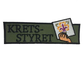 Kretsstyret brodert merke